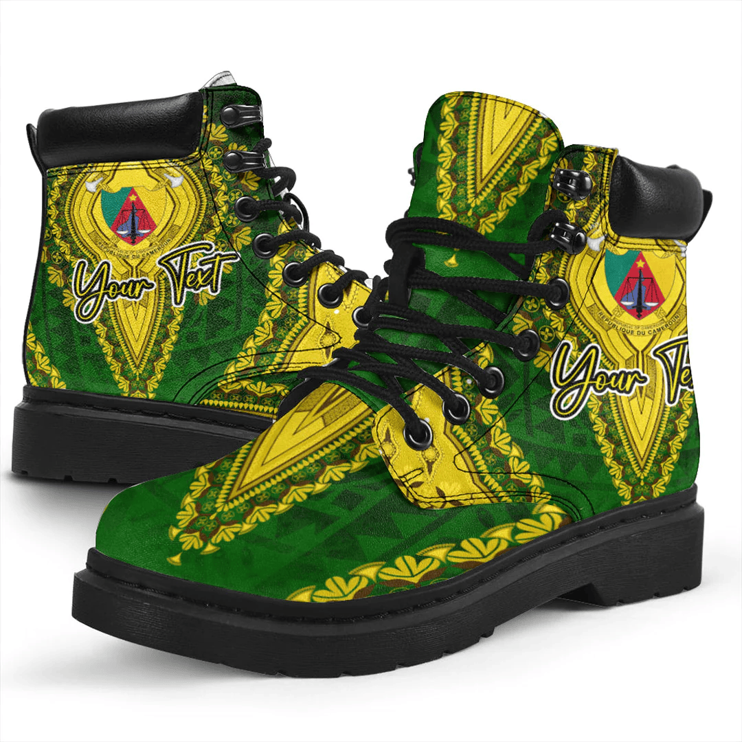 Africa Boots Cameroon All Season Boots Vintage African Dashiki