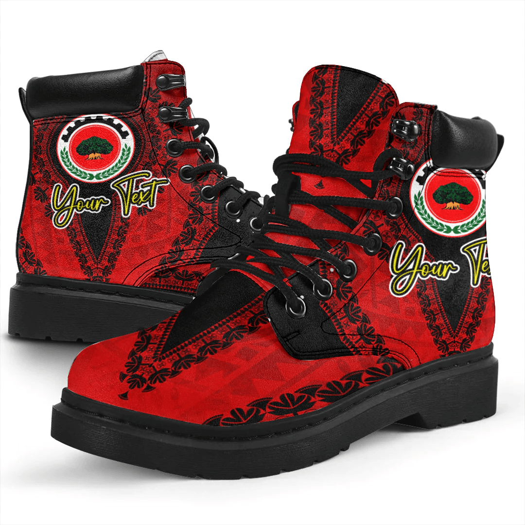 Africa Boots Oromia All Season Boots Vintage African Dashiki