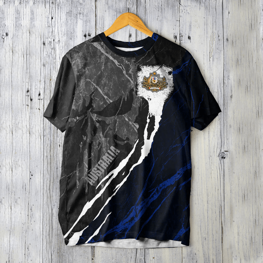 Clothing Australia T Shirt Skull Pro Jersey
