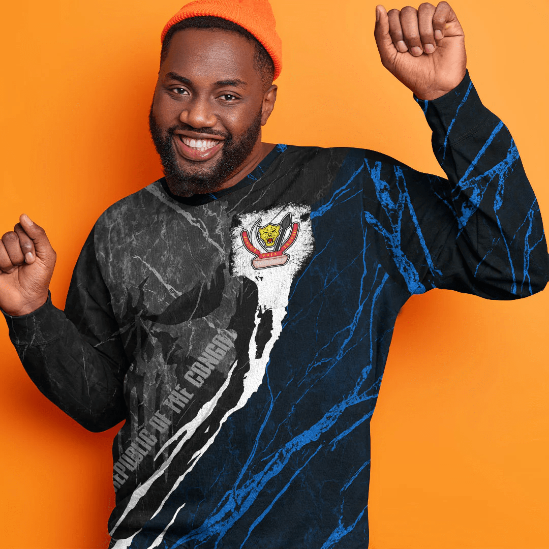 Clothing Republic Of The Congo Sweatshirt Skull Pro Jersey