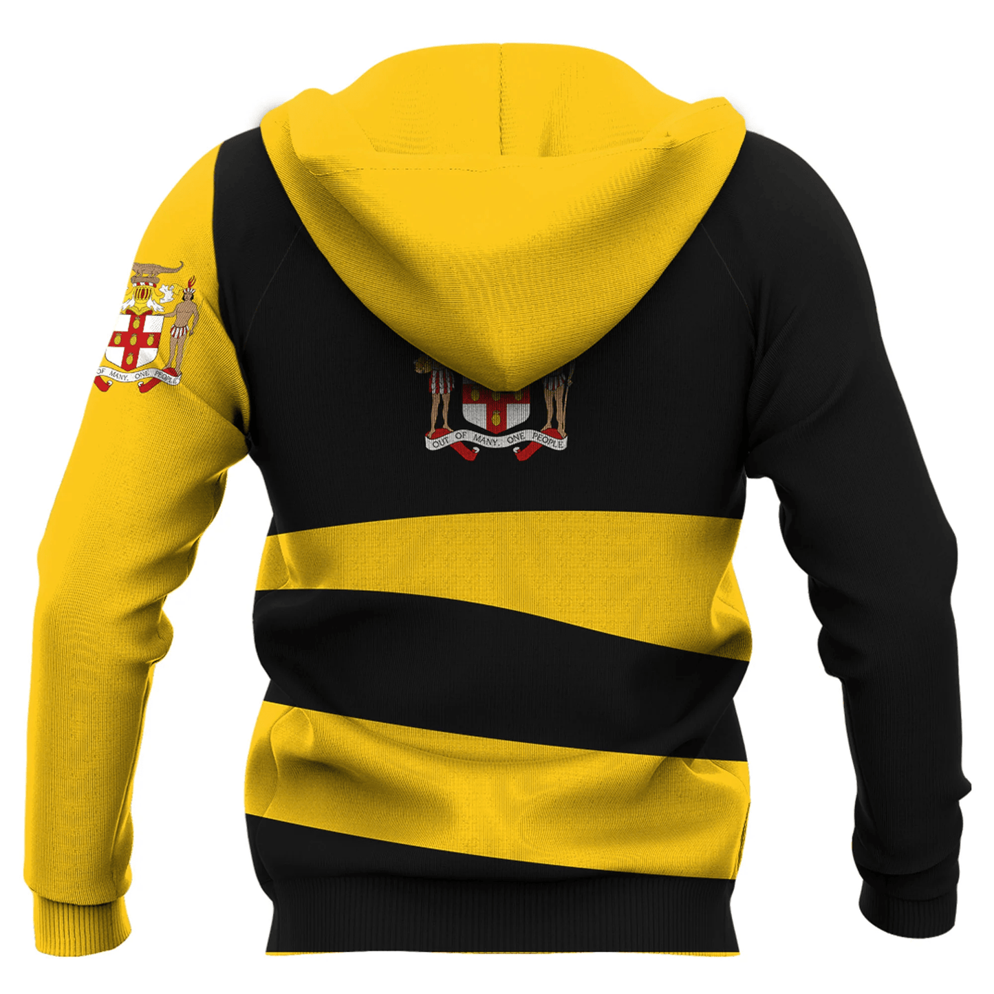 Zip Hoodie Jamaica Flag And Lion