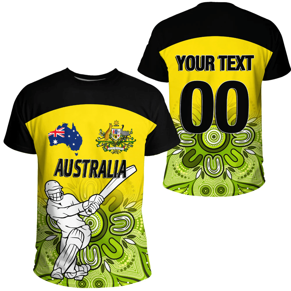 T Shirt Custom Australia Cricket Style