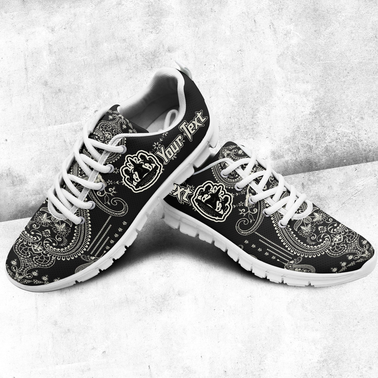 Africa Shoes Lesotho Sneakers African Dashiki Art Baroque and Multi Flower