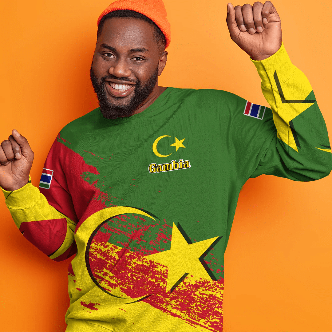 Clothing Gambia Green Version Special SweatShirt