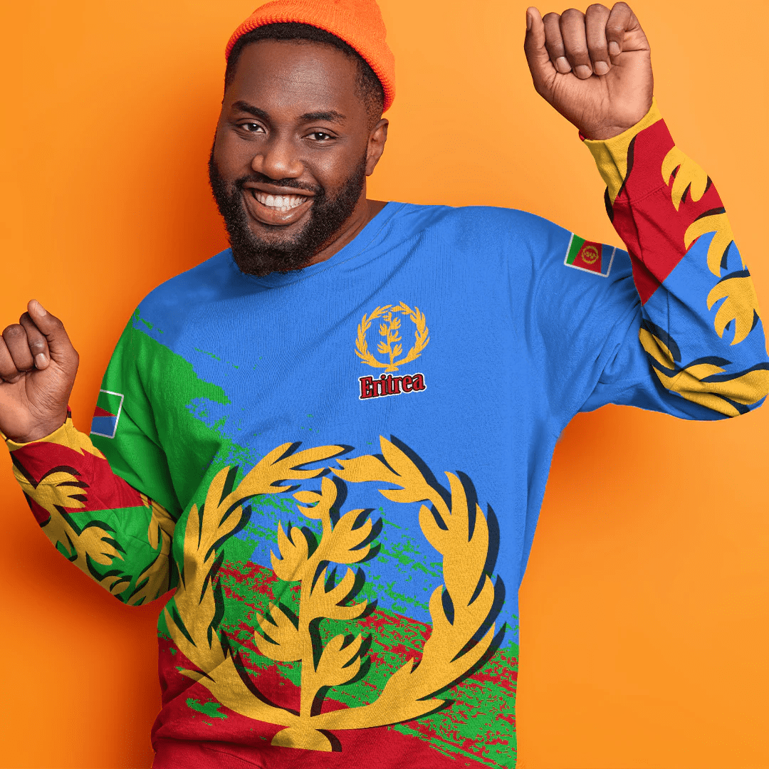 Clothing Eritrea Blue Version Special SweatShirt
