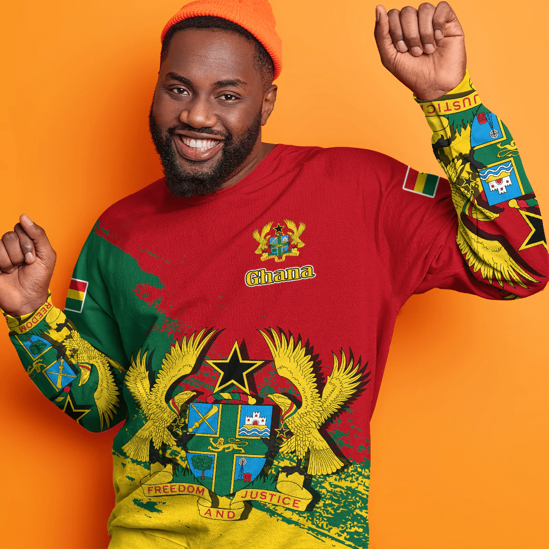 Clothing Ghana Red Version Special SweatShirt