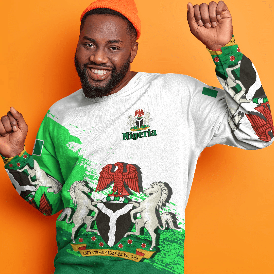 Clothing Nigeria White Version Special SweatShirt