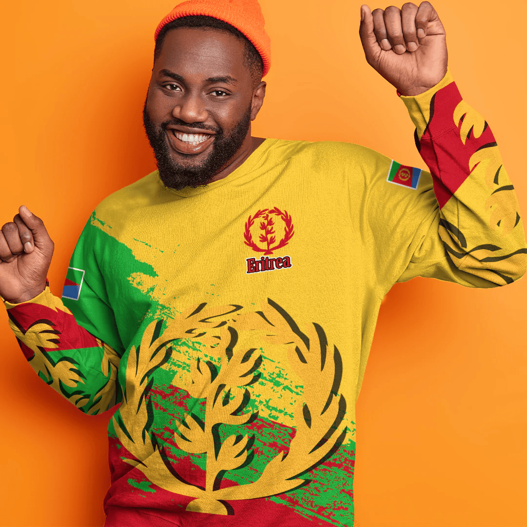 Clothing Eritrea Yellow Version Special SweatShirt
