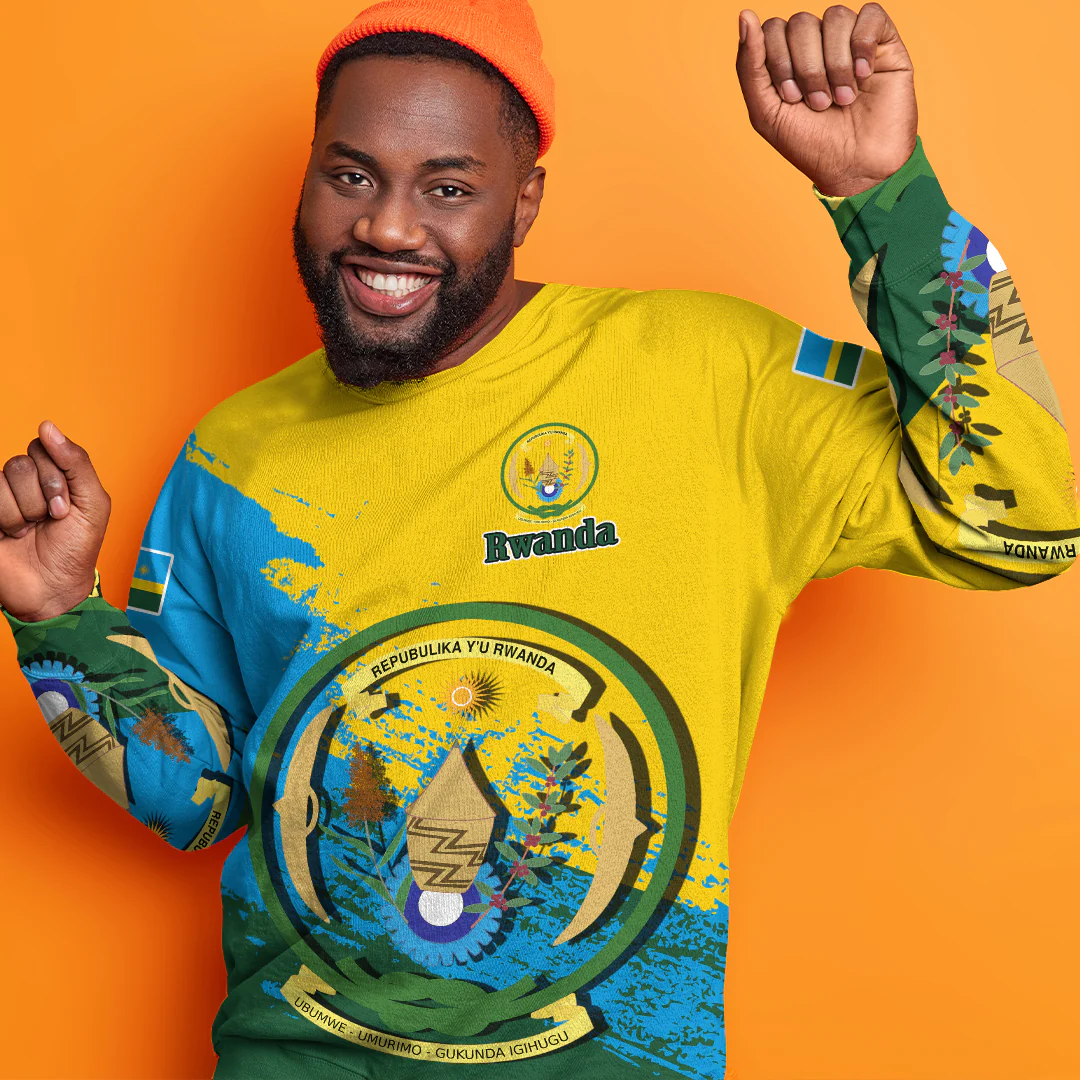 Clothing Rwanda Yellow Version Special SweatShirt