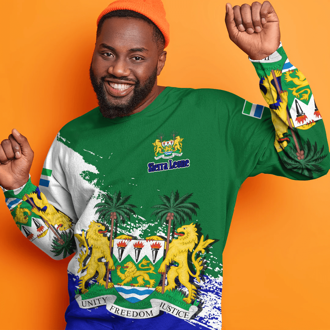 Clothing Sierra Leone Green Version Special SweatShirt