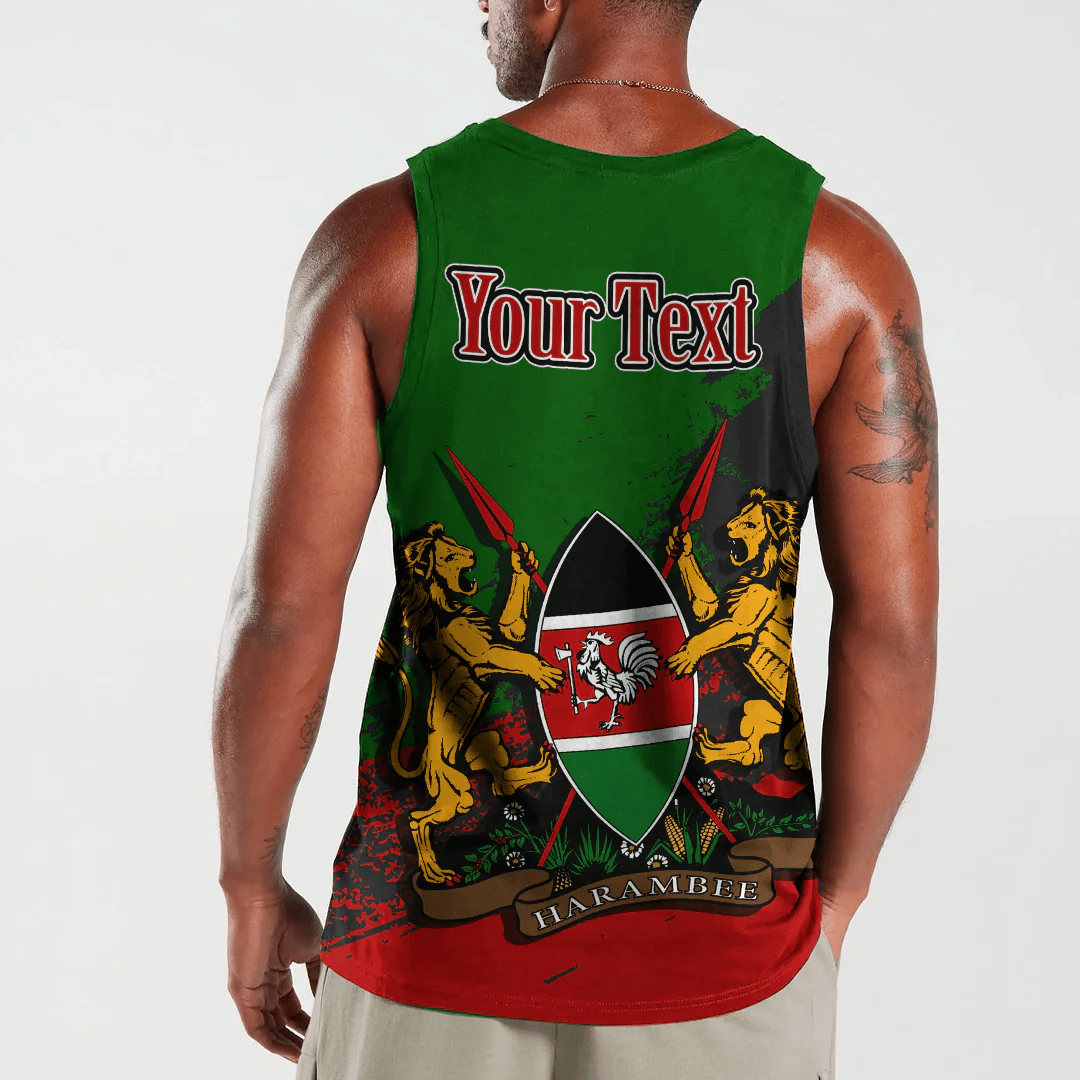 Clothing Kenya Green Version Special Tank Top and Racerback Tank