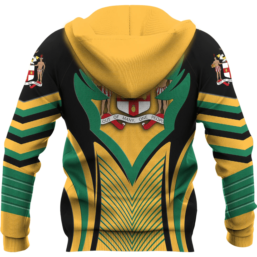 Hoodie Jamaica Action Sport Flag