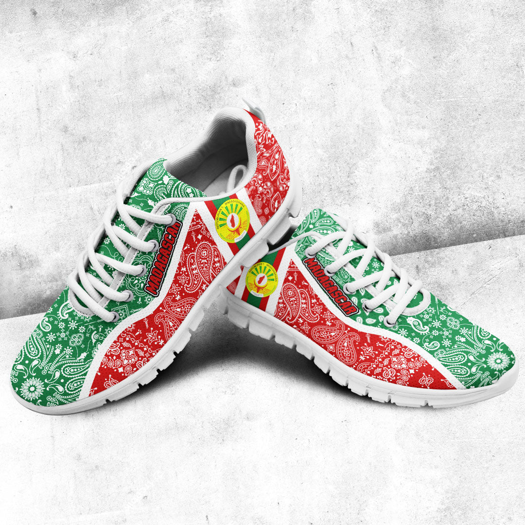 Shoes Madagascar Sneakers Paisley Bandana Special Style