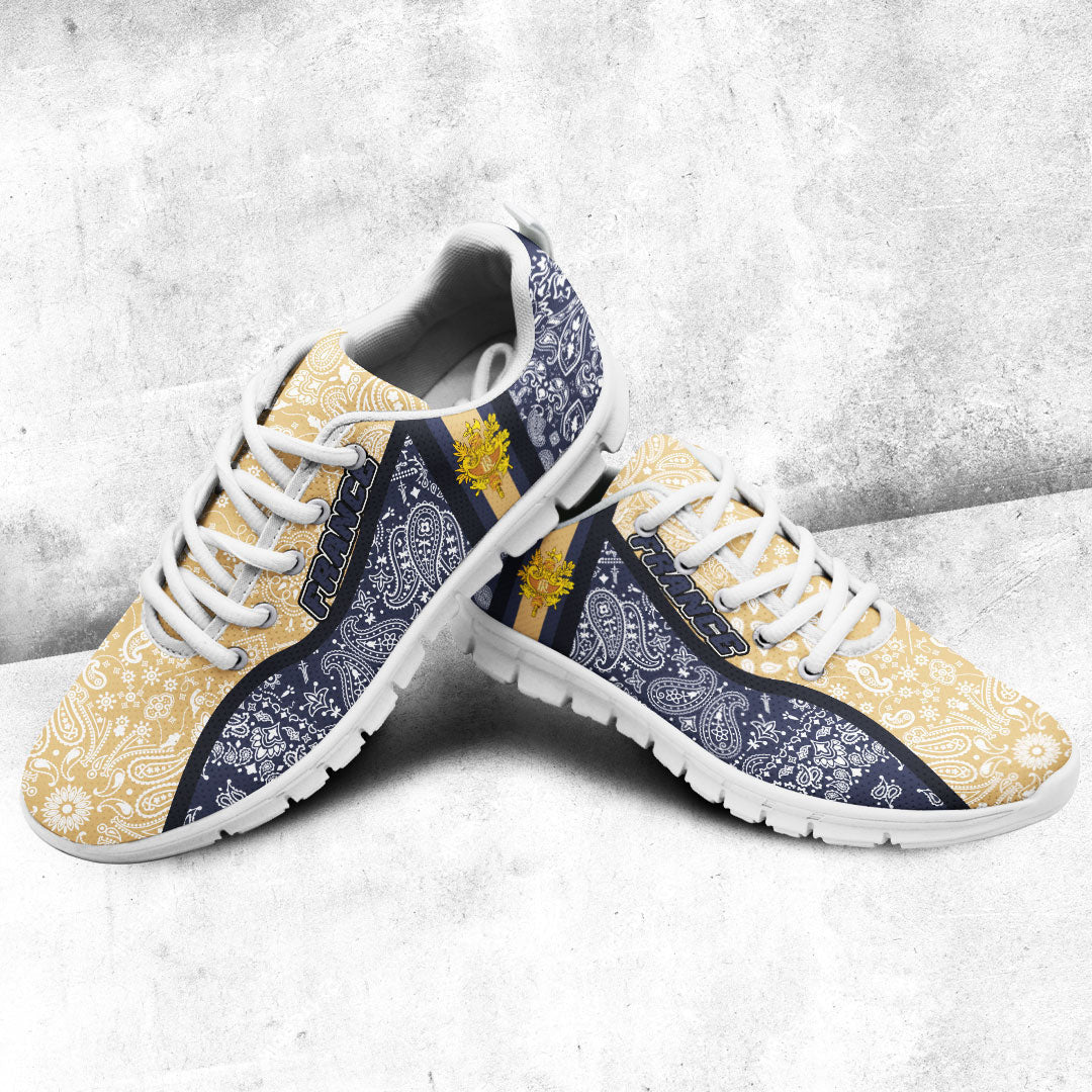Shoes France Sneakers Paisley Bandana Special Style