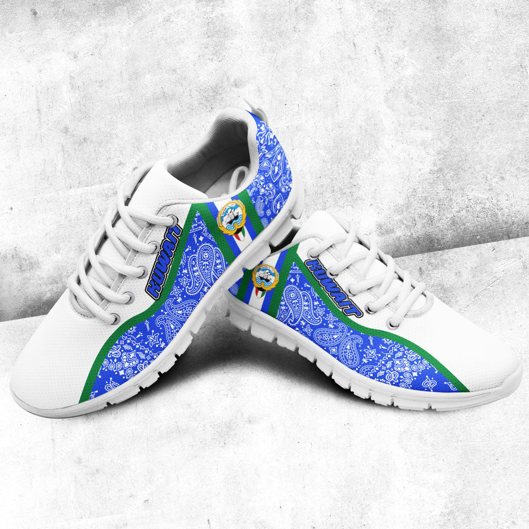 Shoes Kuwait Blue Version Sneakers Paisley Bandana Special Style
