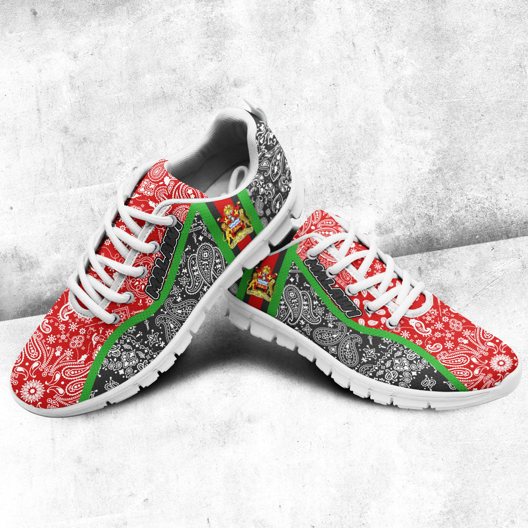Shoes Malawi Black Version Sneakers Paisley Bandana Special Style