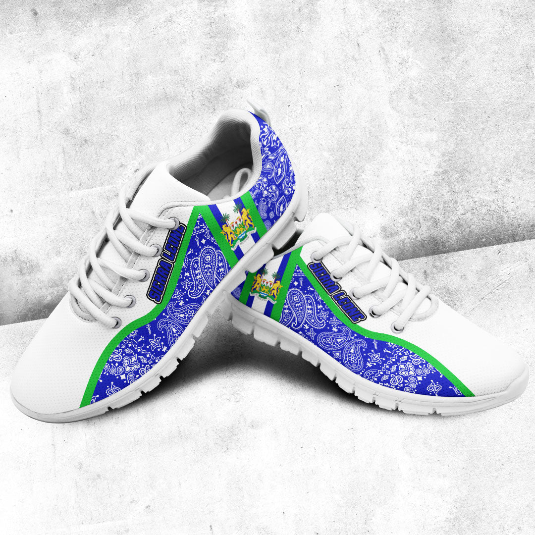 Shoes Sierra Leone Sneakers Paisley Bandana Special Style
