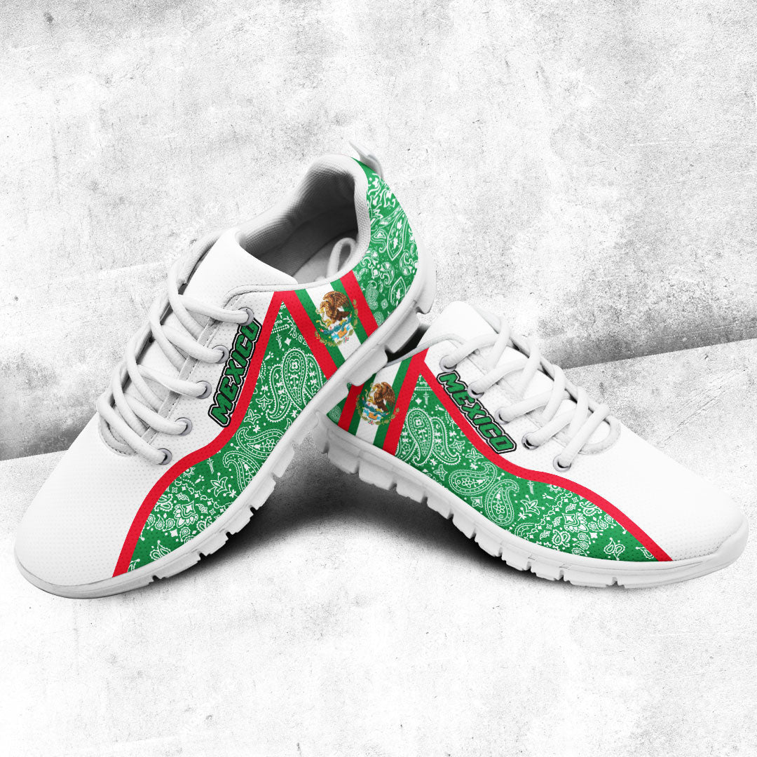 Shoes Mexico Sneakers Paisley Bandana Special Style