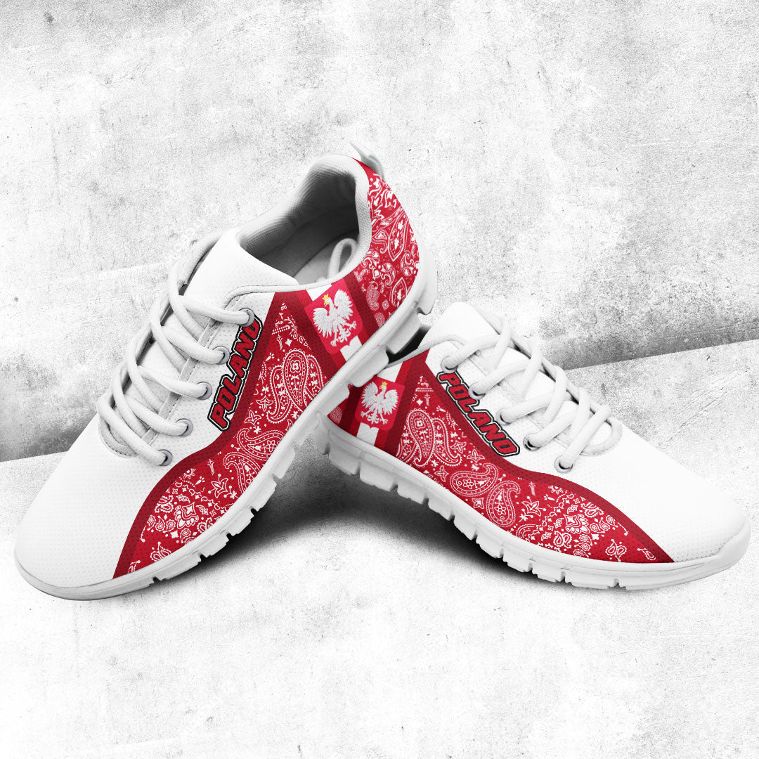 Shoes Poland Sneakers Paisley Bandana Special Style