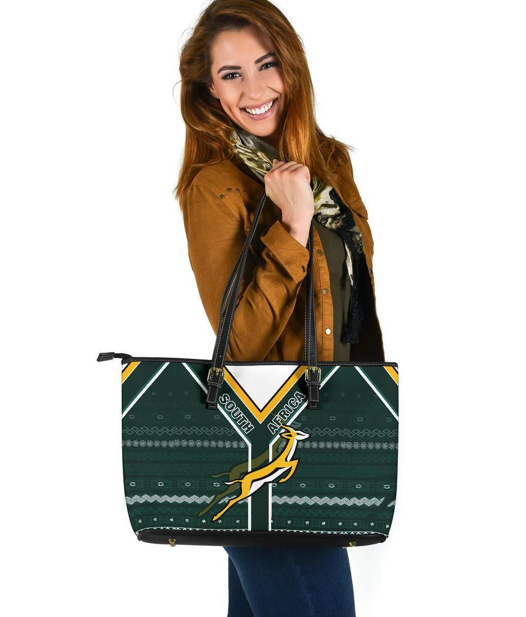 Leather Totes Rugby South Africa Large Leather Tote Bag Springboks Forever Style