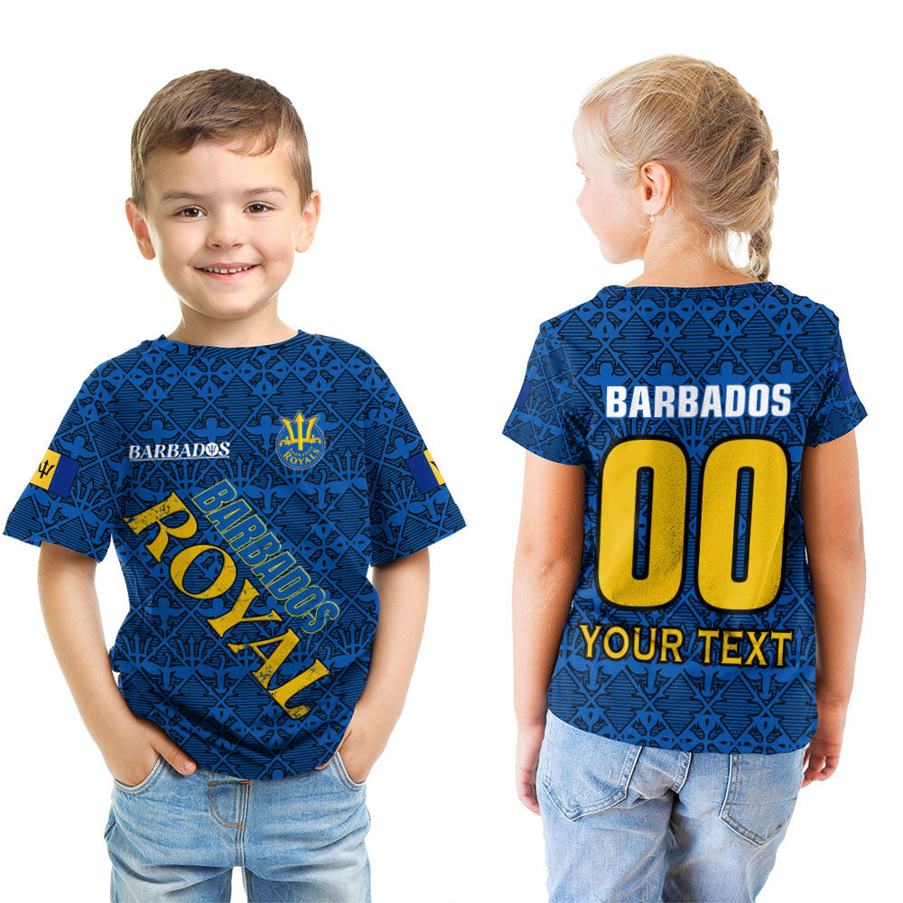 T Shirt Custom Barbados Royals Cricket