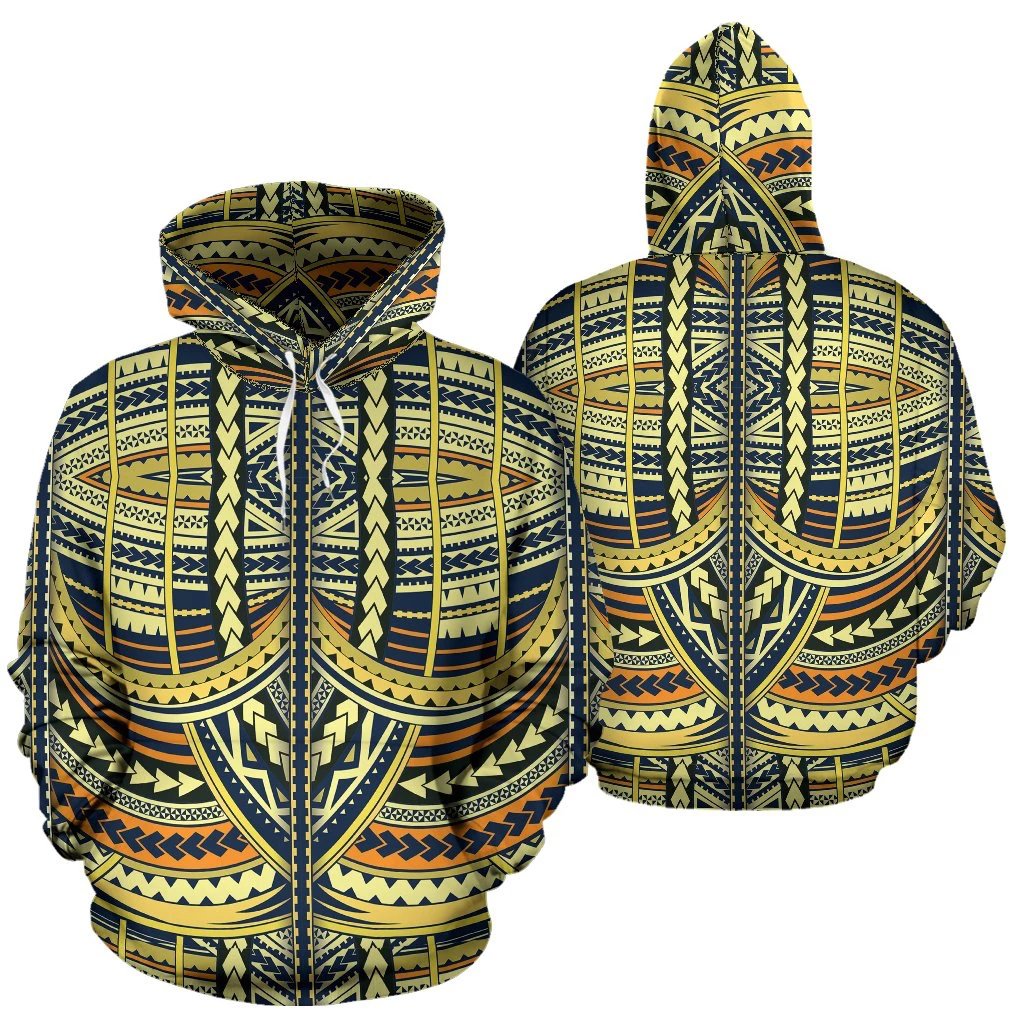 Polynesian Tribal Hoodie 12
