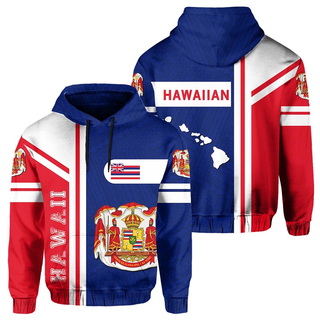 Hawaii Polynesian Hoodie Morale Style