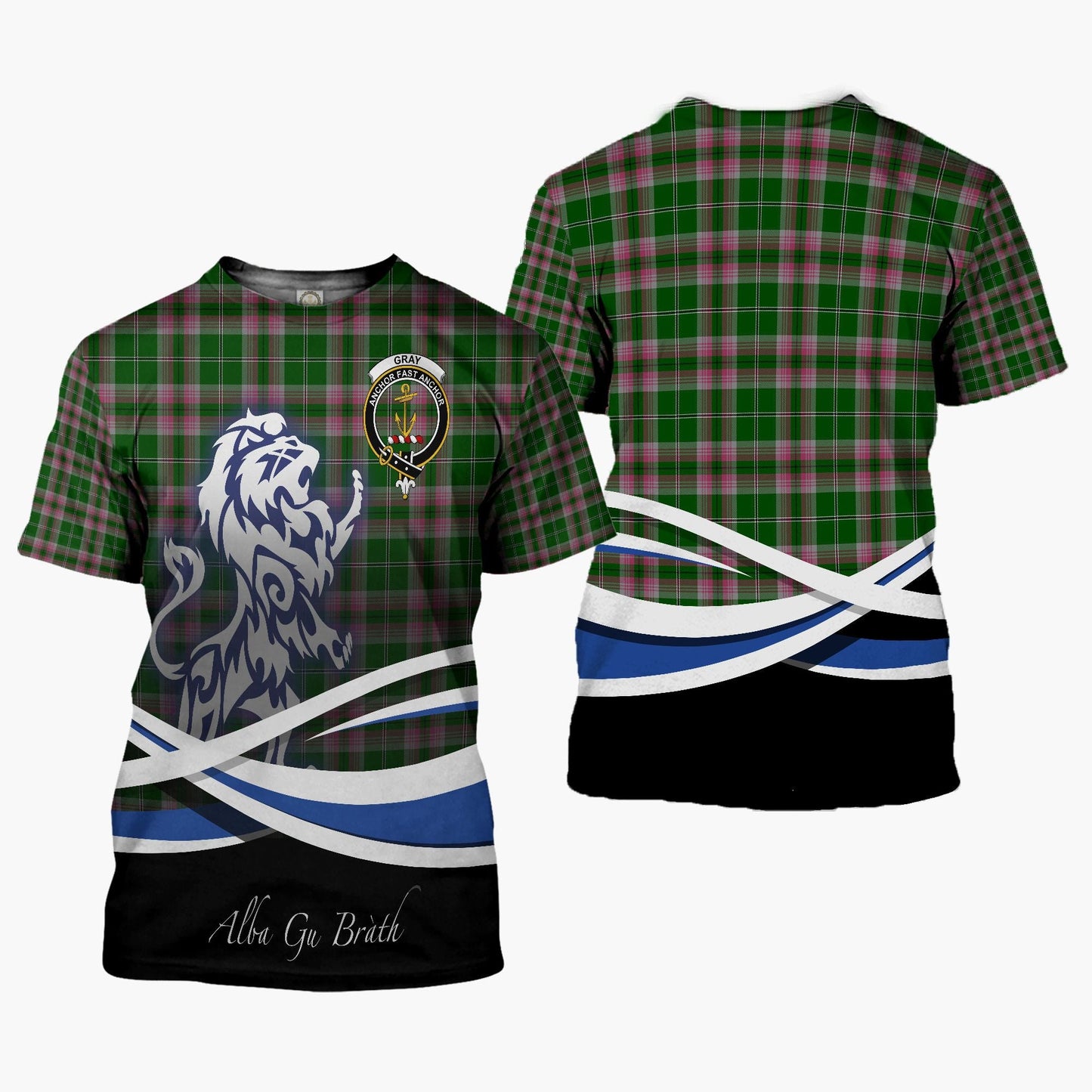 Printivon Gray Clan Crest Alba Gu Brath T Shirt Scotland Gift