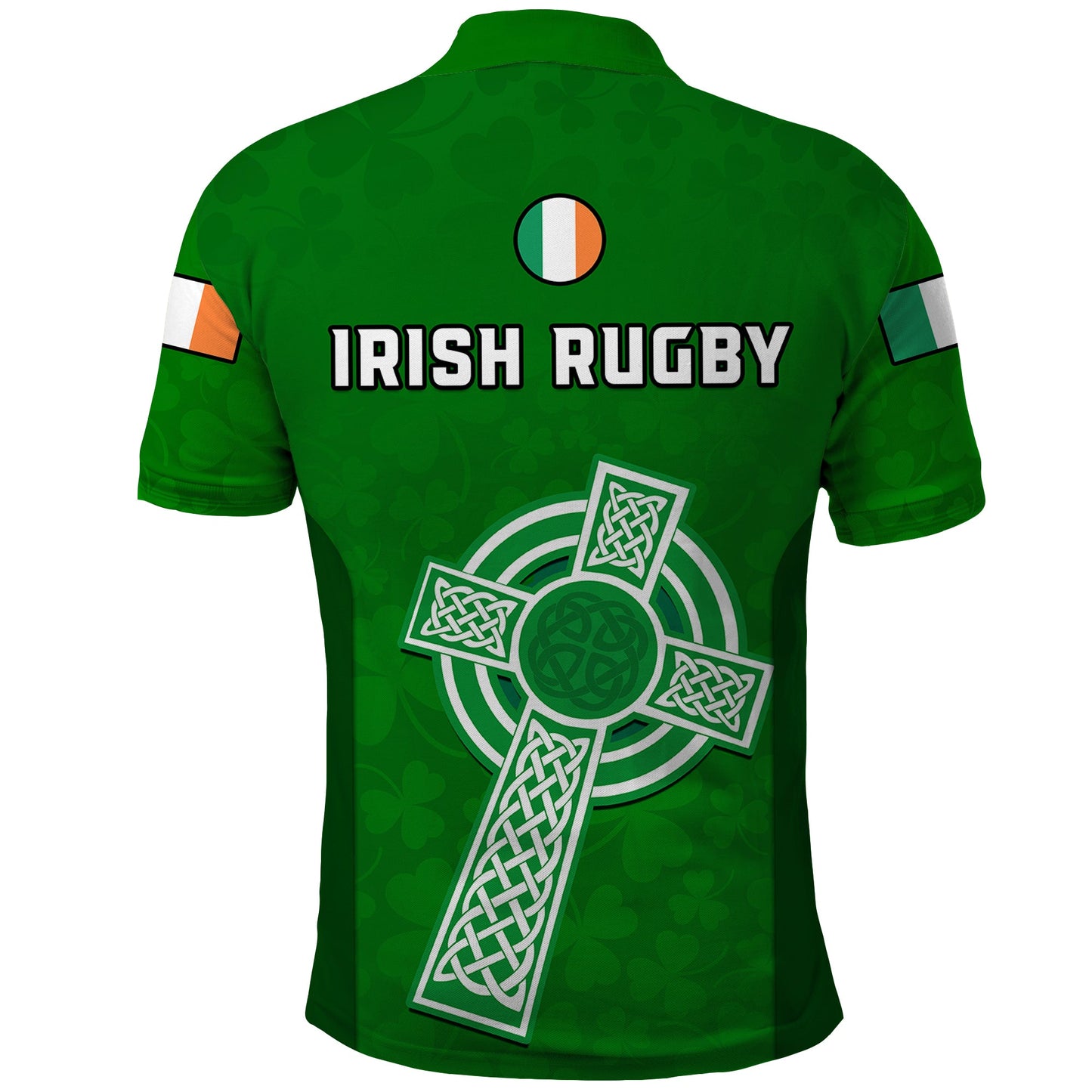 Ireland Rugby Go Shamrocks Polo Shirt