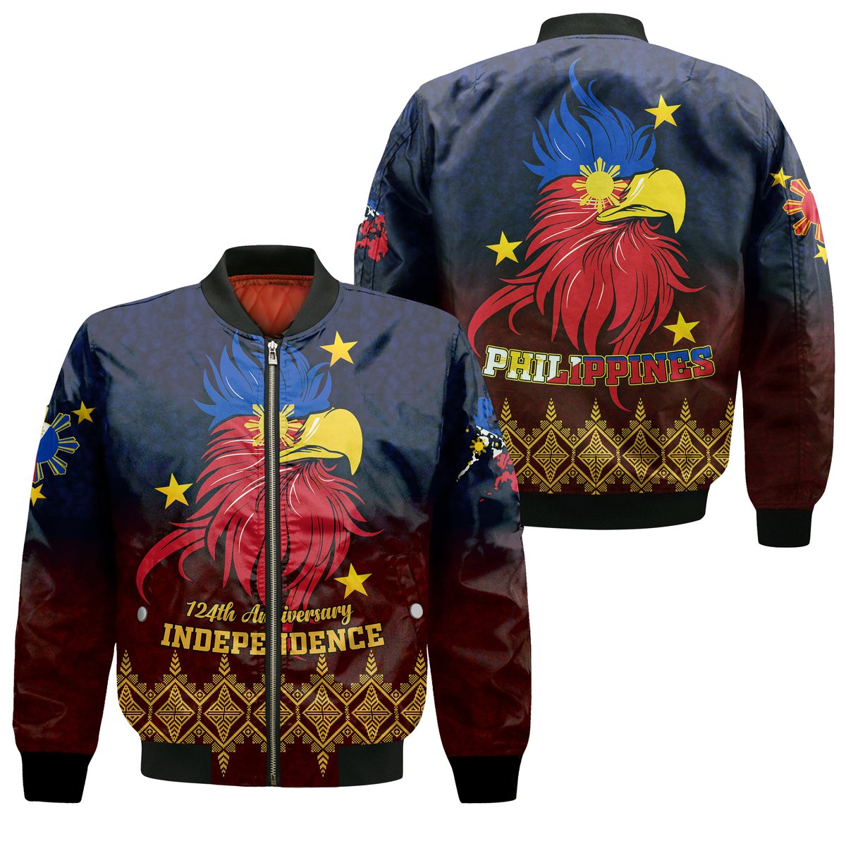 The Philippines Independence Anniversary 124th Years Bomber Jacket