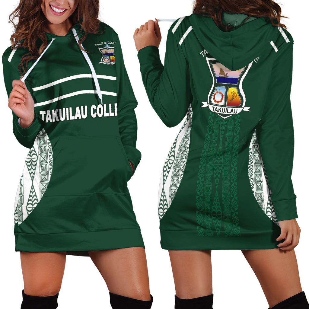 Takuilau College Tongan Patterns Hoodie Dress