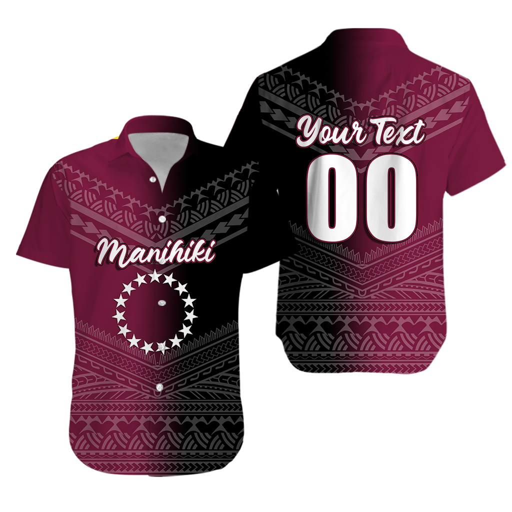Custom Personalised Manihiki Cook Islands Pride Hawaiian Shirt -