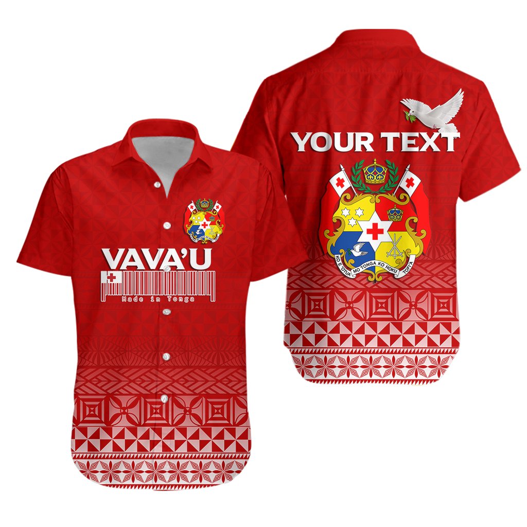 Custom PersonalisedTonga Vavau Hawaiian Shirt - Tongan Pattern -