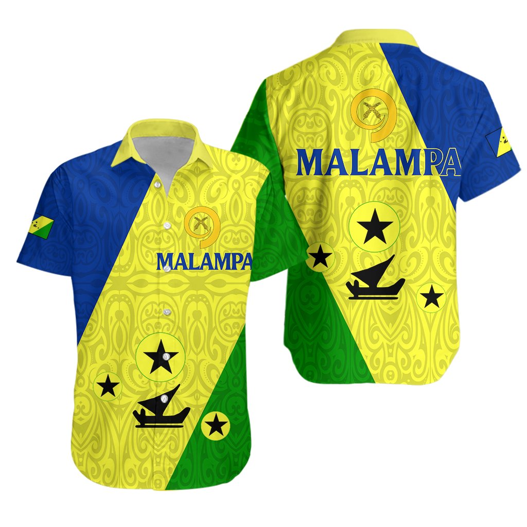 Vanuatu Malampa Province Hawaiian Shirt - Flag Style -