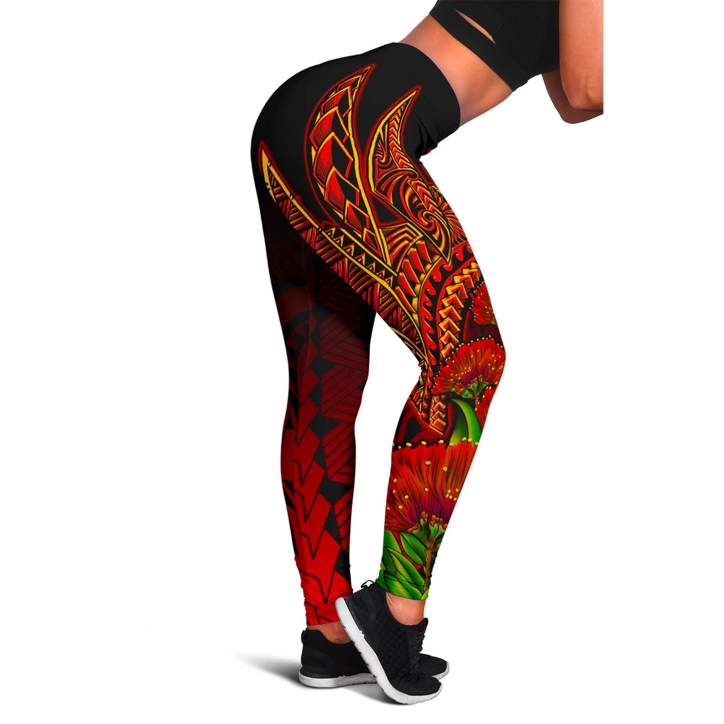 Polynesian Hawaii Women's Leggings - Ohia Lehua