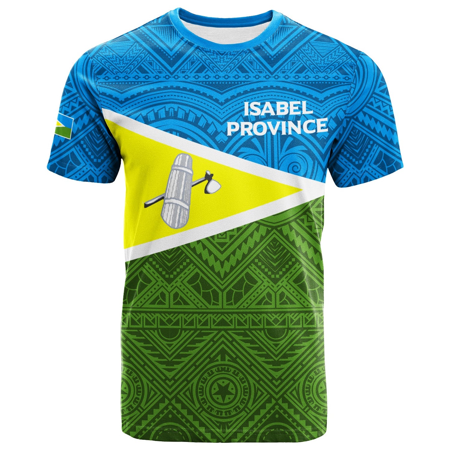 (Custom Personalised) Solomon Islands Isabel Province T Shirt Tribal Pattern 2