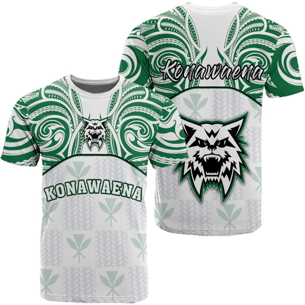 Hawaii T-Shirt - Kanaka Konawaena High School T-Shirt Demodern Style Ah