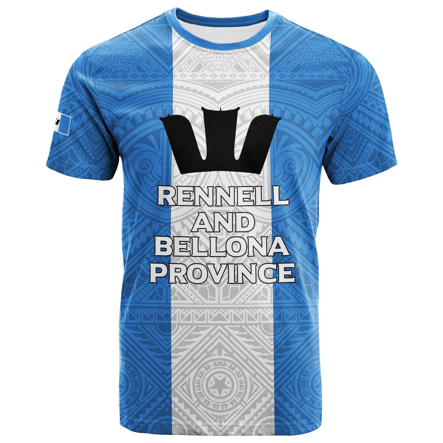 Solomon Islands Rennell and Bellona Province T Shirt Tribal Pattern 2