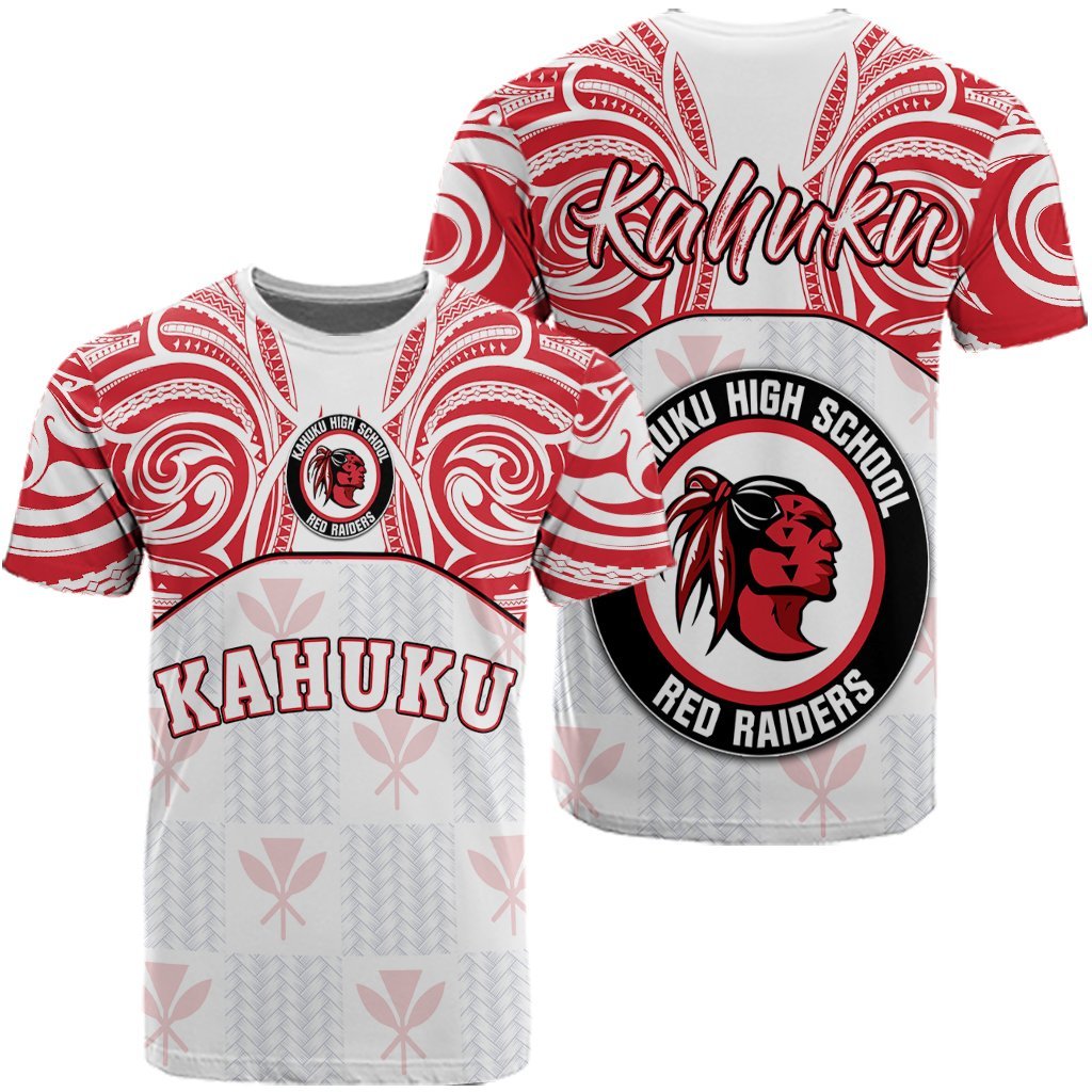 Hawaii T-Shirt - Kanaka Kahuku High School T-Shirt Demodern Style Ah