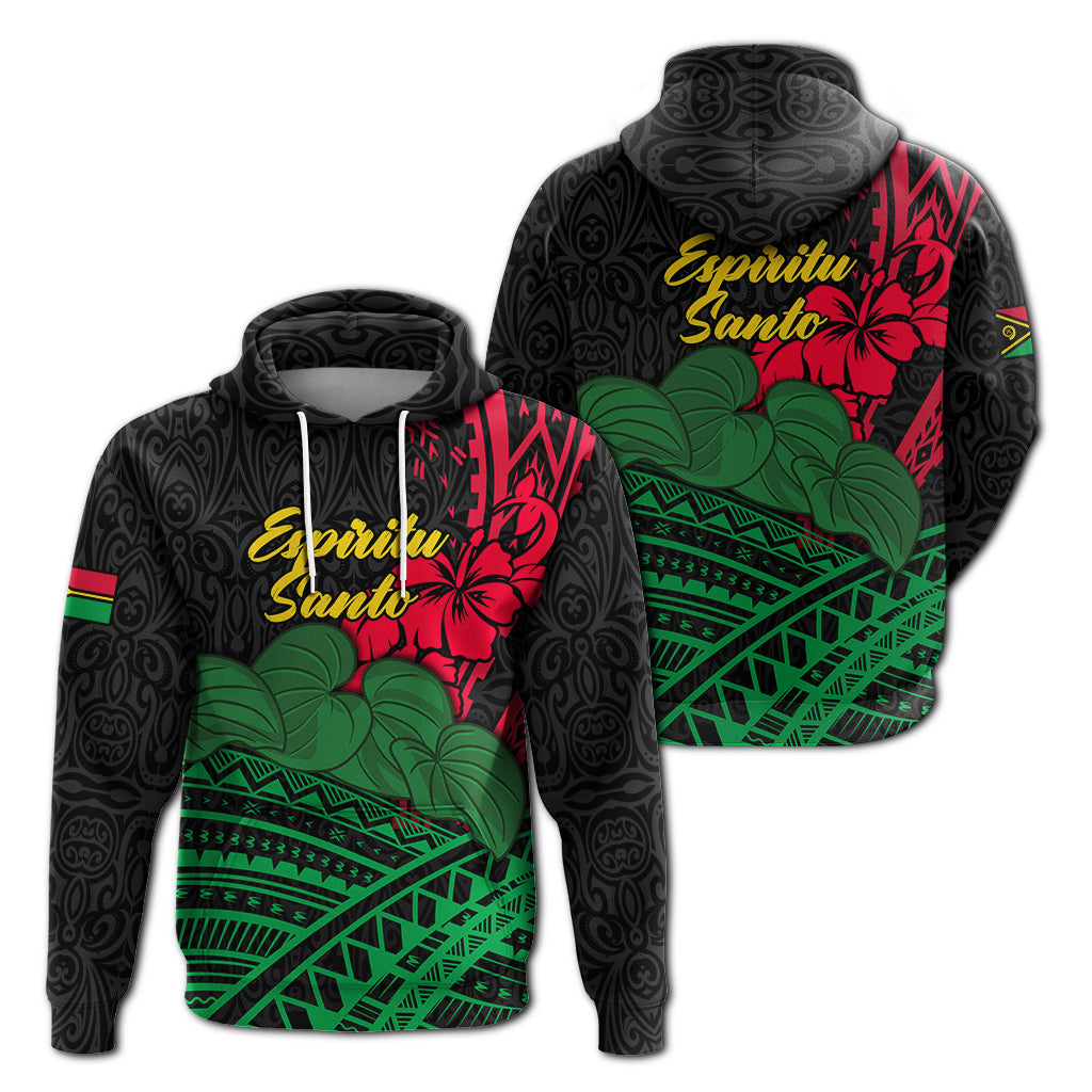 Vanuatu Espiritu Santo Hoodie Kava With Hibiscus