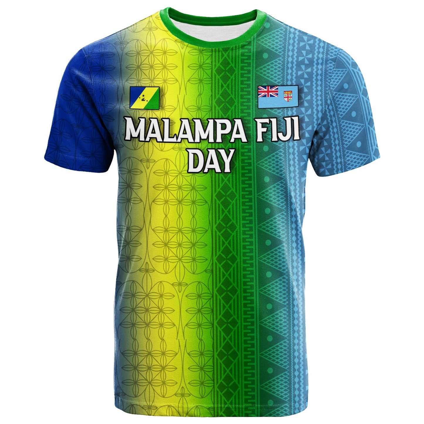 Vanuatu Malampa Fiji Day T Shirt Flag Version 2