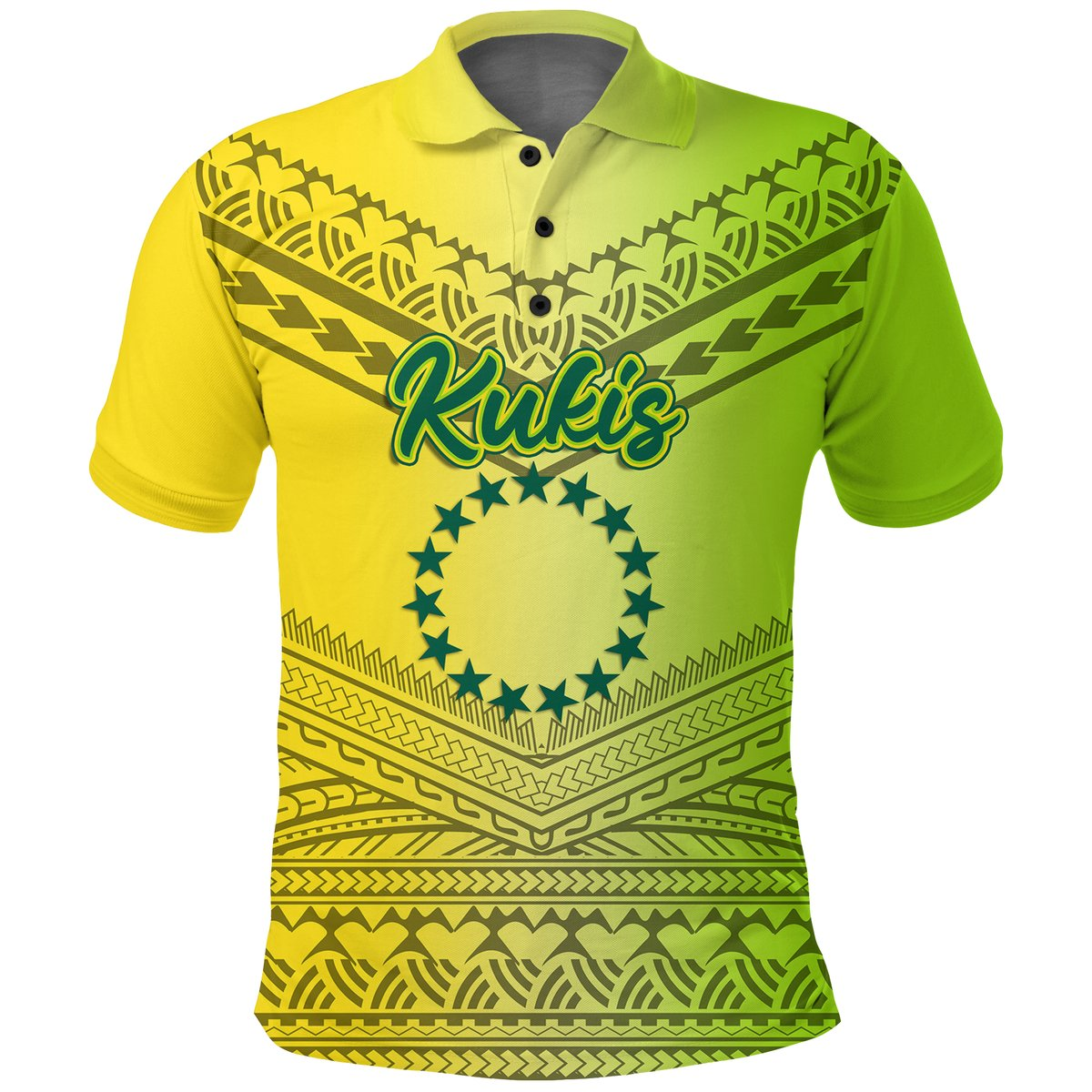 Kukis Cook Islands Pride Polo Shirt All Over Print