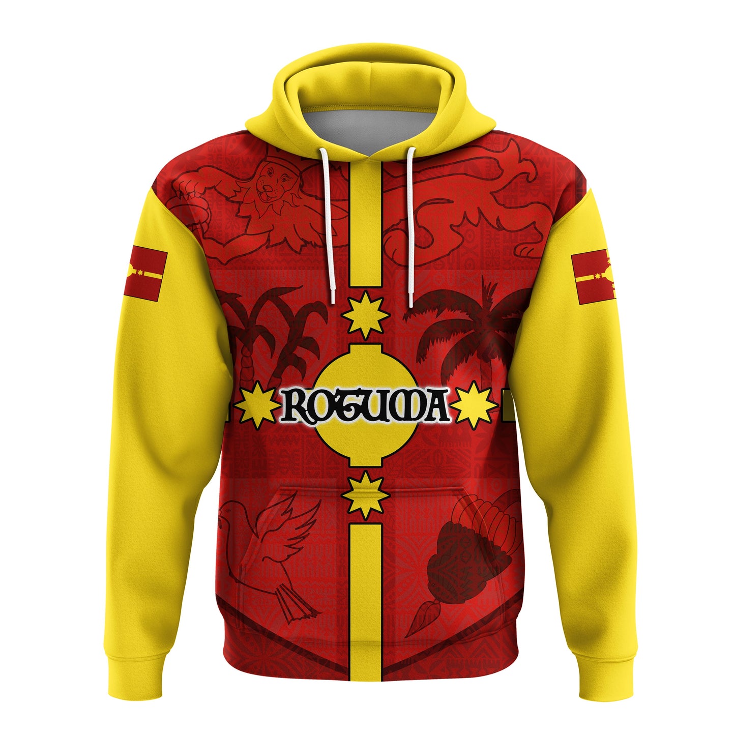 Rotuma Fiji Hoodie Fijian Patterns