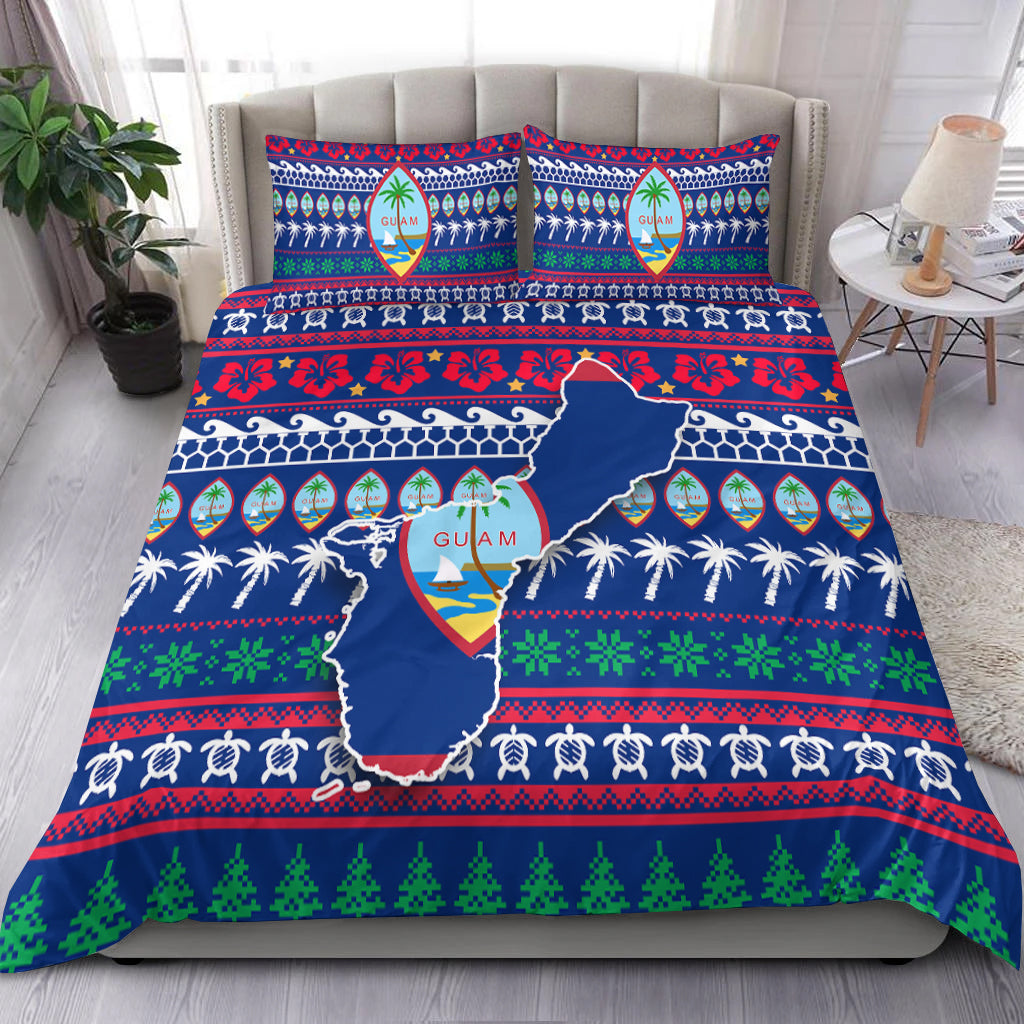 Guam Christmas Bedding Set Ugly Christmas