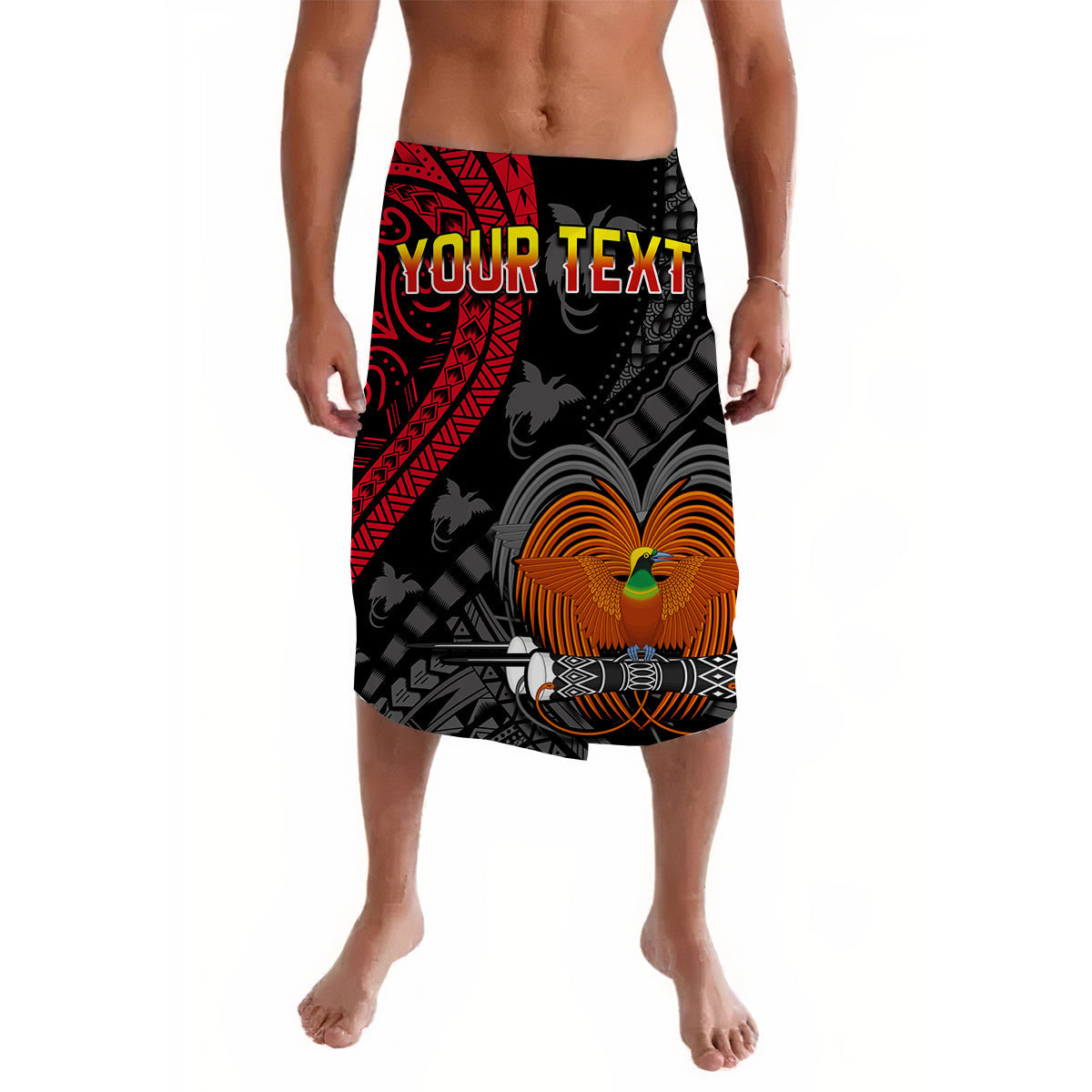 (Custom Personalised) Papua New Guinea Lavalava Raggiana Birds Of Paradise Happy 47th Independence Day