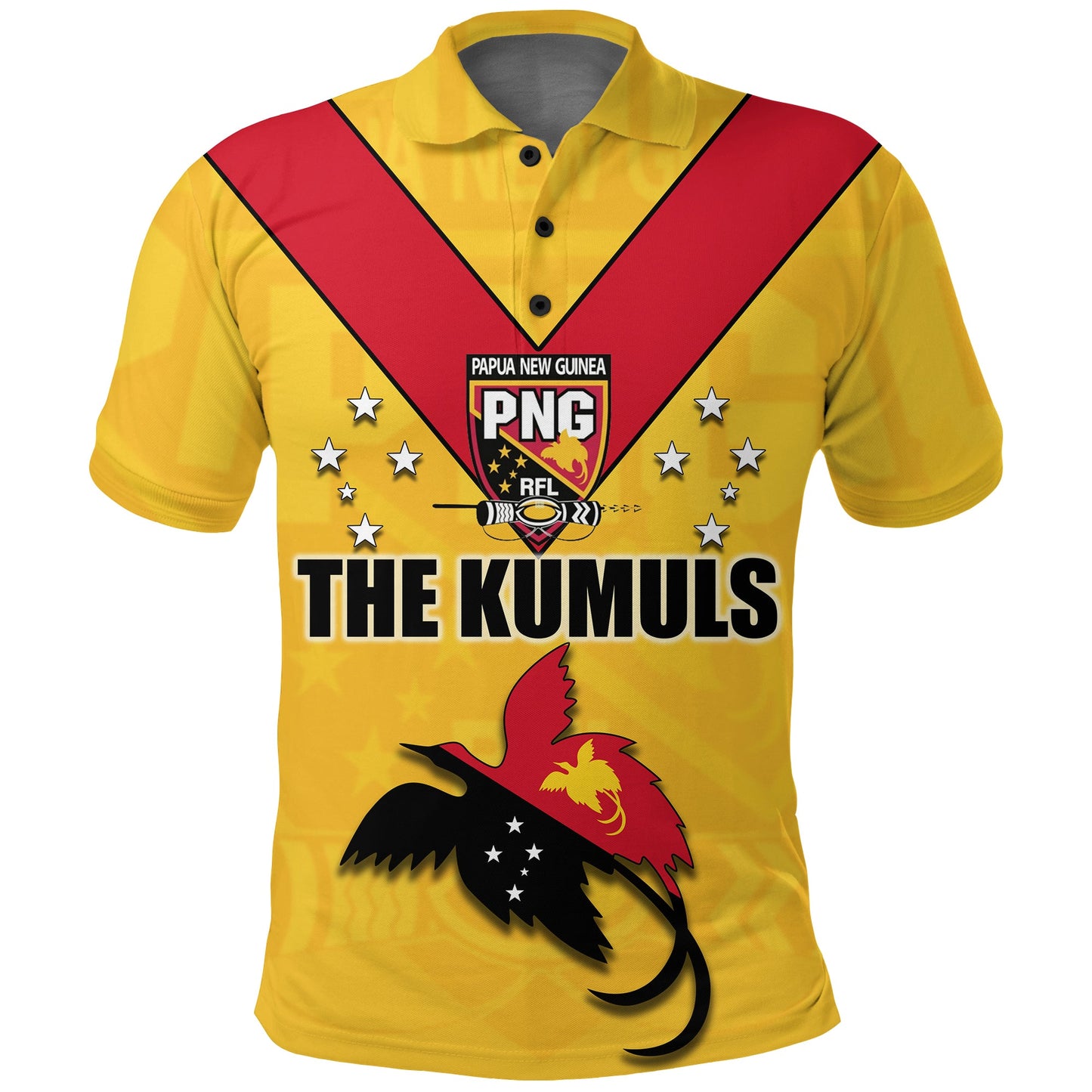Papua New Guinea Rugby Polo Shirt - PNG The Kumuls -