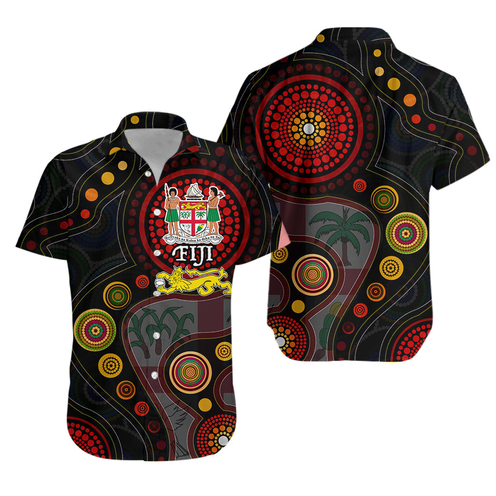 Fiji With Aboriginal Hawaiian Shirt -