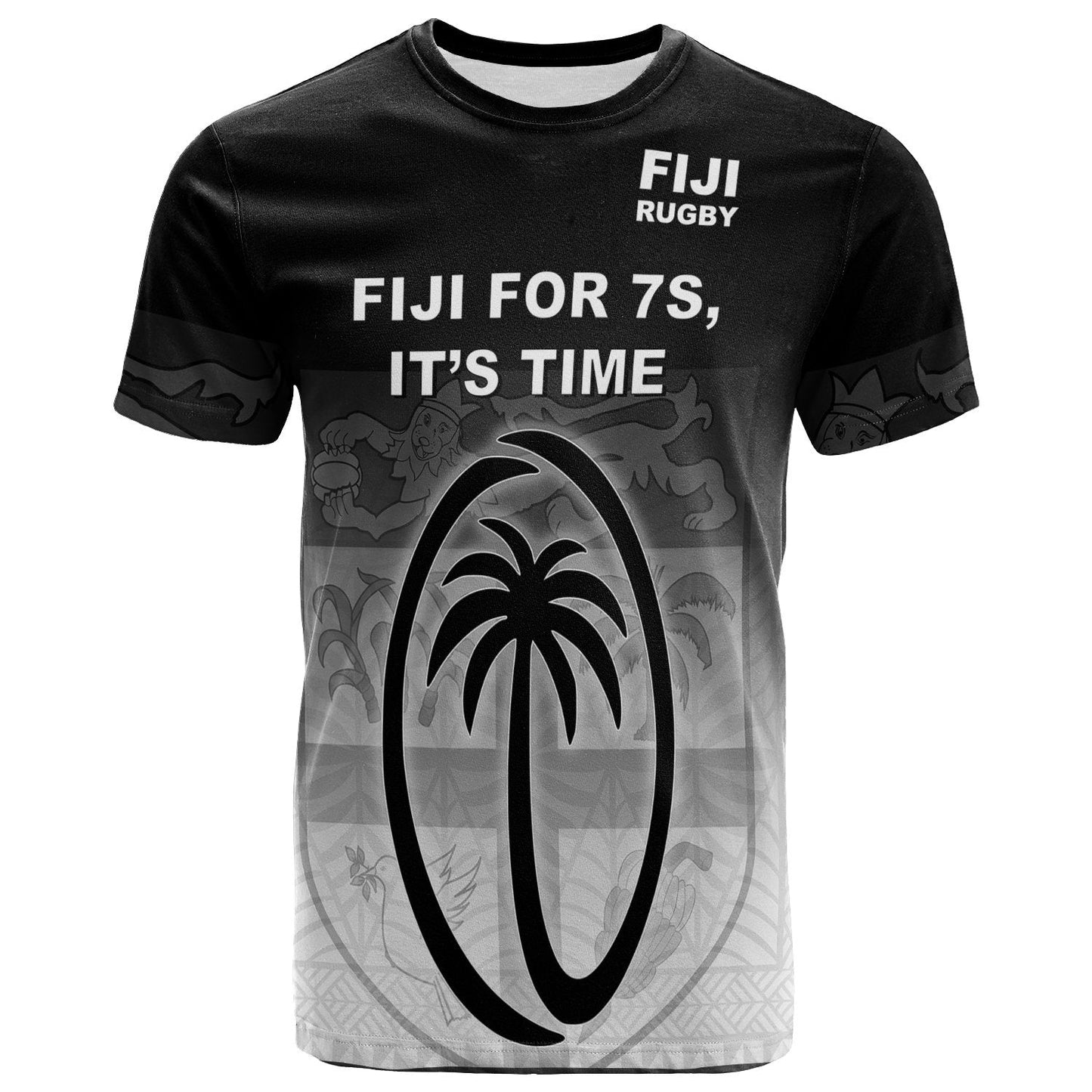 Fiji Rugby T Shirt Fiji For 7s, It's Time