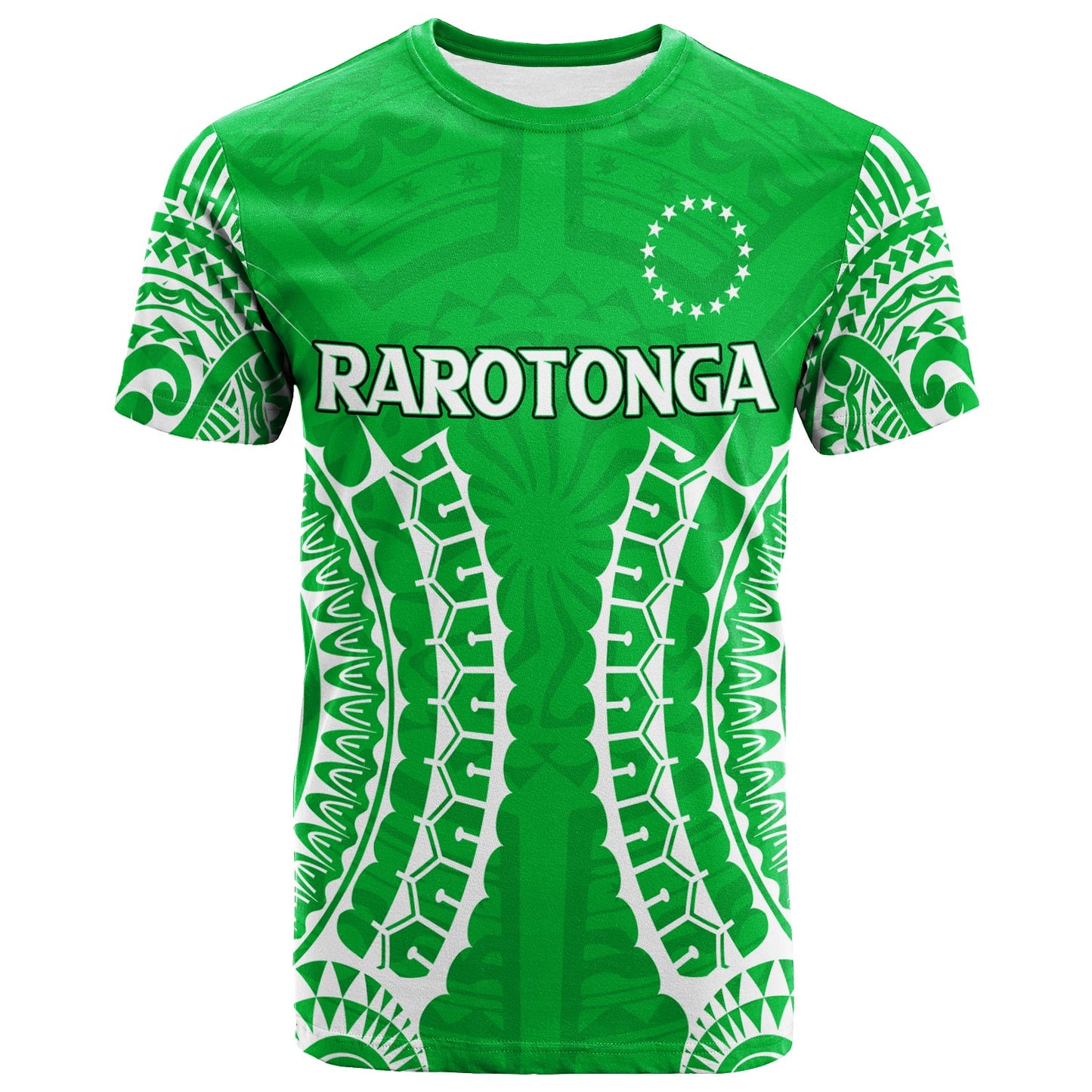 Cook Islands Rarotonga T - Shirt - Tribal Pattern -