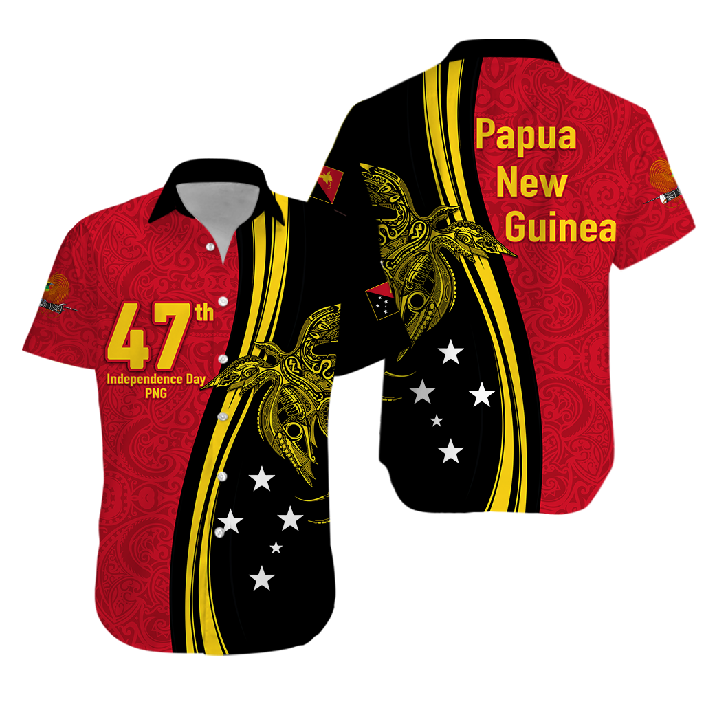 Papua New Guinea Independence Anniversary Polynesian Tribal Hawaiian Shirt -
